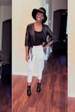 I love this jacket. Perfect fit. True to size. The fringes add the perfect touch. - Adriene