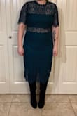 This dress is so cute! I should have probably ordered a medium, because there is some wiggle room in it, it's not as snug as it is on the model, but I love it. It will be perfect for my engagement photo shoot this weekend! - Ashley B.