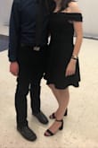 Nice heavy fabric, did not feel too hot or too warm. I ordered a medium and it was a little big, but I wouldn't have gone down a size. Super comfy and classy. - Ava G.
