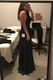 Honestly love this dress! Wasn't sure about it at first, but after checking a bunch of other reviews of girls with similar sizes as mine that made me feel better about it. It's a gorgeous dress is a perfect fit! I would recommend it to any girl into simple but fancy. ;) - Lily H.