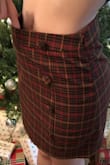 I've always had problems finding skirts that fit my waist BUT this bad boy is beautiful! beautiful color, matches pretty much everything in my closet. Goes great with nude or black heels! - Nadja M.