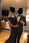 I purchased and XS and wore this to my company's holiday event. I have never been so comfortable and elegant looking at once. I thought the sleeves would bother me all night long but they remarkably stay in place. I'm small chested but was able to rock this without padding or a bra and it didn't slide down and the material is thick enough to not need any sort of pasties. This hugs in all the right places like a great pair of socks and you will look like a million bucks. I've never gotten more compliments from another dress! I normally go with your standard LBD for cocktail events, but this will be my new go-to. Note: it does run a little long. If I had more time I would have gotten it hemmed by about an inch or so, as I would sometimes step on the dress while walking and had to be conscientious of pulling up the hem. I'm about 5'6". TL;DR: Best bang for your buck. Comfortable, flattering, remarkably gorgeous in person - don't wait, PURCHASE IT! - Diana N.
