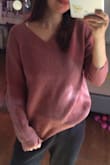 I love the feel and look of this sweater but I feel like I'm swimming in it. It feels like a large and I got the smallest size. Wouldn't return it though, just be aware it's kinda huge. :) - Cristina O.
