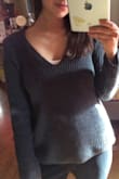 It's soft, I love the way it looks on me. It is very oversized for an XS and I'm usually a medium, but it works. I would order more in future. :) - Cristina O.