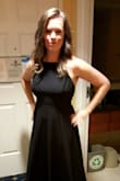 I wore this dress for my husband's formal work party.. Absolutely loved it!! The only reason I said that it was a little big was due to the fact that the fabric that was holding in my chest was just a tad big but not so big that I couldn't wear it.. Other than that, beautiful dress and very happy with my purchase! - Laura S.