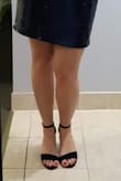I ordered size 8 1/2 based on the reviews saying the shoe runs large, and although they fit, I probably would have been okay with a size 8.  I'm usually a size 9.  The shoes have nice padding under the toes and the heel height was perfect.  I wore them for 9 hours at my office Christmas party and danced in them all night long. Great shoes!! - Rachel M.