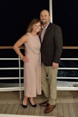 I was hesitant about this color at first, but absolutely love this jumpsuit! I wear it with heels to dress it up or flats. I receive TONS of compliments. It is such a sweet feminine outfit. I paired it with navy shoes and purse most of the time. - Amanda M.