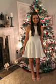 Bought this for my daughter for a dance, perfect! Quality material, perfectly made. She looked so pretty, and nice to not have to worry about altering in any way. - Mendy R.