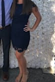 I wore this dress to a wedding and received a lot of compliments. It is very flattering and the perfect length. - Jessica D.