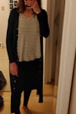 I love this sweater!! It's flowy and super comfortable but also adds so much to a look! I love the dark green color, and the versatility, you can use it as a sweater or a dress! Recommend!! - Naomi E.