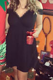 It fit very well and I loved it! The only complaint was it was a little big in the bust area on the sides near the arm pit, but it wasn't noticeable and I didn't wear it with a bra! It was super cute and I got a lot of compliments. - Alyssa C.