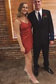Wore this to a wedding and got many compliments! It definitely lets you accentuate your curves and was super comfortable. I could wear this to many different occasions. I wore sticky cups with it just to be safe, a strapless bra didn't feel right with this outfit. ALSO, I chose the Marie taupe suede heels to go with and they looked fabulous together. - Haley H.