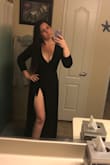 I love this dress! I purchased it for a Morticia Adams costume and I've end up wearing it all the time. It's incredibly comfortable and adjustable based on any monthly weight fluctuations. Perfect to wear out casually or to dress up. A great piece that every woman should have in her wardrobe. - Caitlin Z.
