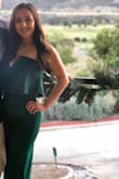 I bought this jumpsuit for a wedding and received so many compliments! I highly recommend this outfit, it will not disappoint! I'm usually an x-small or small but got a small it fit perfect! I would say if I wanted it more snug I could have done an xs. It is super long, if you're short like me you will have to get it altered for sure. - Christiane F.