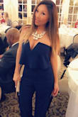 I wore this jumper to my holiday party and I got so many compliments. It is so elegant yet sexy. I loved it and it fit perfectly. - Jinny P.