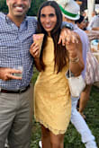 Wore this to a work event and wow. People were blown away. It's yellow and it is still sexy! Classy and sexy. In a yellow dress. For the summer. Fantastic combo. I usually wear an XS, but the small looked perfect. Not too tight but fit right. Would def order this in other colors. - Nicole Z.
