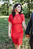 This dress hugs every curve and fits beautifully. Received so many compliments on this dress. I wore it for my engagement shoot and the dress really popped! Love Lulus! - Melanie L.