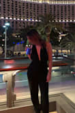 I absolutely loved this jumpsuit, I thought it fit great. You can tie the straps yourself and make it fit just right around the shoulders, works well for casual attire or date night. The material wasn't too heavy and was fairly soft, the length was a good fit and didn't come to high up on the ankles. I also chose to not wear a bra and had no issues with the top half revealing to much. I would highly recommend this jumpsuit - Riley H.