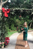 Loved this green lace dress for the holiday season - it's perfect for any occasion. I even wore it to a wreath-making class at the beautiful Deering Estate in Miami. Looks great in pictures and the lace is so beautiful. So many compliments! - Angela C.