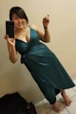 The dress fit perfectly. It was a little snug but did not look small. It cinched in my waste. I kept getting complimented all night. - Krystal D.