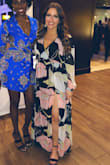Love Love Love this dress! Bought it for a December beach wedding in Florida and it was amazingly flowy and colorful. I got so many compliments about how high end it looked. I usually wear a Large in dresses but ordered a Medium based on other reviews and it fit perfect! - Domenica J.