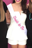 I wore this for my bachelorette party and it was perfect! It wasn't too short, I was comfortable, and since it's all one piece, I didn't have to worry about the top sagging or anything. Definitely recommend! - Candace R.