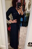 Absolutely loved this dress! It was sexy, simple and comfortable. I wore it for a day of maid of honor duties and was able to move in it with no issues. I will say if you have a moderate to sizable chest expect some cleavage. - Brittany D.