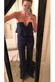 I bought this for a wedding that I'm attending in Feb. The fabric is nice and stretchy and it fits perfectly around the bust area. I want every color! It's long enough for me with heels on (I'm 5'9"). - Sarah