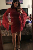 I got this to wear to a holiday party. It's the perfect amount of sexy. It fit great, was comfortable to wear, and I love how the fitted bodice matched with the bell sleeves. I got so many compliments on it. I hope I find another occasion to wear it to soon! - Cindy D.