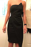 It's a very pretty dress but it's almost like the curves of the dress were made for a shorter person. The waist cinch and the extra room for hips are both a little higher than I wanted. (I'm a little tall but don't usually encounter this problem.) It's also a little floppy looking, like it needs boning or some kind of breast support. Overall I think it had the capacity to wow but fell short so it's just kind of eh. Not bad, but eh. - Mo G.