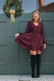I'm really tall, but this dress is long enough and has the cutest pattern. The waist brings it all together and the sleeves are long enough for my long noodle arms. I've already gotten so much use out of this dress. - Kimberly M.