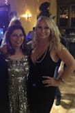 This is a great dress for a night out. It's sexy but not to revealing. Definitely shows some cleavage. The material is stretchy so it hugs your curves in all the right places. - Barbara V.