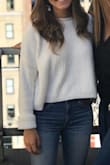 So soft! Definitely runs a little bit big, I had to cuff the sleeves and had way more material than the model but overall loved it! - Elissa P.