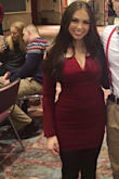 So flattering!! I wish that the waist was a TINY bit tighter but felt so pretty all night! :) - Lauren P.