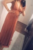 Bought for a wedding. The dress was a little to long. I needed to get it hemmed even when wearing 3 inch heels. Dress looked amazing though! - Patricia J.