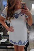 I love how clean & classic this dress is! It is a little short, but so cute! - Kristen T.