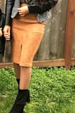 Love love love this skirt. It fits like a glove and looks expensive. Made of really good quality and beautiful color. I think every girl needs to have a skirt like this. It just matches with everything. - Tatyana G.