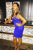 I loved the way this dress fit and the color is my absolute favorite color. - Helania F.
