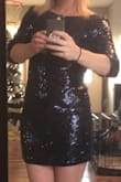 Originally ordered a medium, but it was too short and a little snug in the shoulders. Returned for a large and it is perfect except it's a little on the short side, but that's just the dress I feel. - Jaime F.