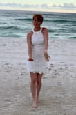 This dress was so perfect for the all white beach wedding I was in!! Fits great and was comfortable! Perfect for my beach fun and dancing! - Anna C.