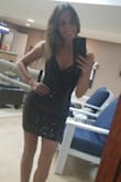 I purchased this dress to wear to this year's NYE event I am going to. It fit perfect (although I have not gone to the gym for a few months so it is a teeny tiny bit snug on my hips, but that won't be a problem once I get my butt back to the gym). I usually always wear XS in Lulus dresses, so this fit was true to size for me. I am usually a size 25 or 26 in jeans, size small in skirts, and normally always size xs in tops if that helps anyone with sizing! The material is really nice and not scratchy at all! I cannot comment on if the sequins will stay on because I only tried it on once and took a photo for this review, but in that time none fell off on me. I like that it is v-neck too because it gives my small chest a little bit of cleavage! It also didn't feel too short on me and I did not feel it riding up. Can't wait to wear it next week!! - Christina M.