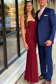 Wore this to a formal wedding and it was perfect! I'm pretty tall but was still able to pair this with a strappy heel. It worked out wonderfully and the color was beautiful. - Mallory M.