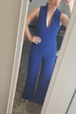 I LOVED THIS JUMPER!!! I originally order a Medium, but if you are taller then 5'5" get the Large!!!! You'll thank me. The medium fit well but was WAY to short and riding in areas ladies you just don't want. This jumper 1st fit like a glove!! I have never felt so SEXY!! I'm a new mom with a 1 year old so this just made me feel so good about myself. I got so many compliments all night! Honestly there is no "good" bra for this outfit. I used some nude duct tape and was good to go. This is a must have outfit!! Just buy it!!! - Elaina B.