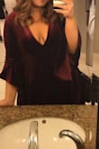 A little tight in the chest area, but it helped keep my girls in place throughout the night since it's so low cut. Kept me warm outside in December (brr) and it is the perfect length, comes about mid thigh on me and I'm 5'5". I love it and cannot wait to wear it again!! - Alexis N.