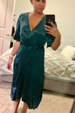 The dress fit terribly. It was super long and huge compared to the previous dresses I've bought from Lulus in a medium. I immediately returned it. Would be nice on someone 5'6 or taller. - Elissa M.
