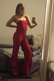 I am obsessed with jumpsuits, but it's getting harder to find one that is unique and then I found this amazing strapless jumpsuit! I absolutely loved how it gives an illusion of a dress yet is still a jumpsuit! It fit perfectly and I received so many compliments. Thank you Lulus!!! - Heather