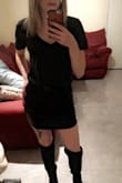 I freaking love this thing. It hugs your hips perfectly and looks great on the booty. I expected this to be really uncomfortable, but it was actually alright. I feel like it's just the right amount of bold for a night out at a bar or a concert. - Adrienne C.