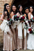 This dress was perfect. I did not have to worry about steaming the dress when traveling across the country for my sisters wedding. SO many compliments. - Susana M.