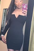 The dress was perfect. The material, the fit, and the size was perfect. I will encourage anyone to get this dress! - Tania T.