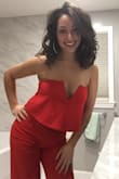 Fabulous jumpsuit! Sturdy material. Loved it so much I got it in 2 colors! Only issue was that it's meant for tall ladies; I had to hem the pant legs. Otherwise, I turned heads all night! - Pamela M.